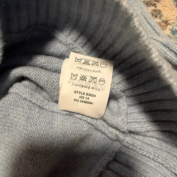 J.Crew wool baby blue crewneck sweater - Picture 6 of 8